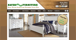 Desktop Screenshot of hayesunfinishedfurniture.com